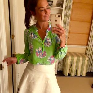 Lily Pulitzer Elsa silk top
